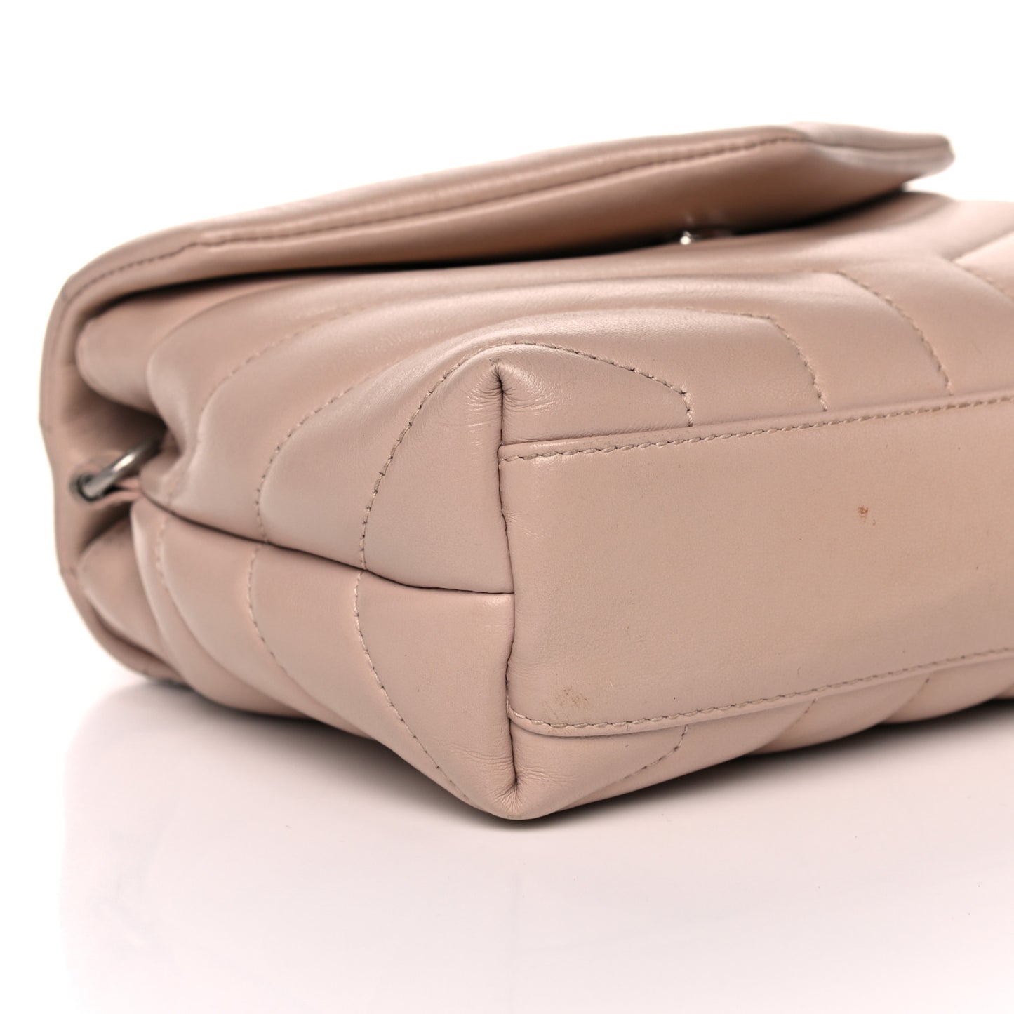 Calfskin Y Quilted Monogram Toy Loulou Crossbody Bag Marble Pink
