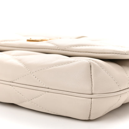 Saint Laurent Lambskin Quilted Le 57 Diamond Shoulder Bag Antique Vintage 8 of 8