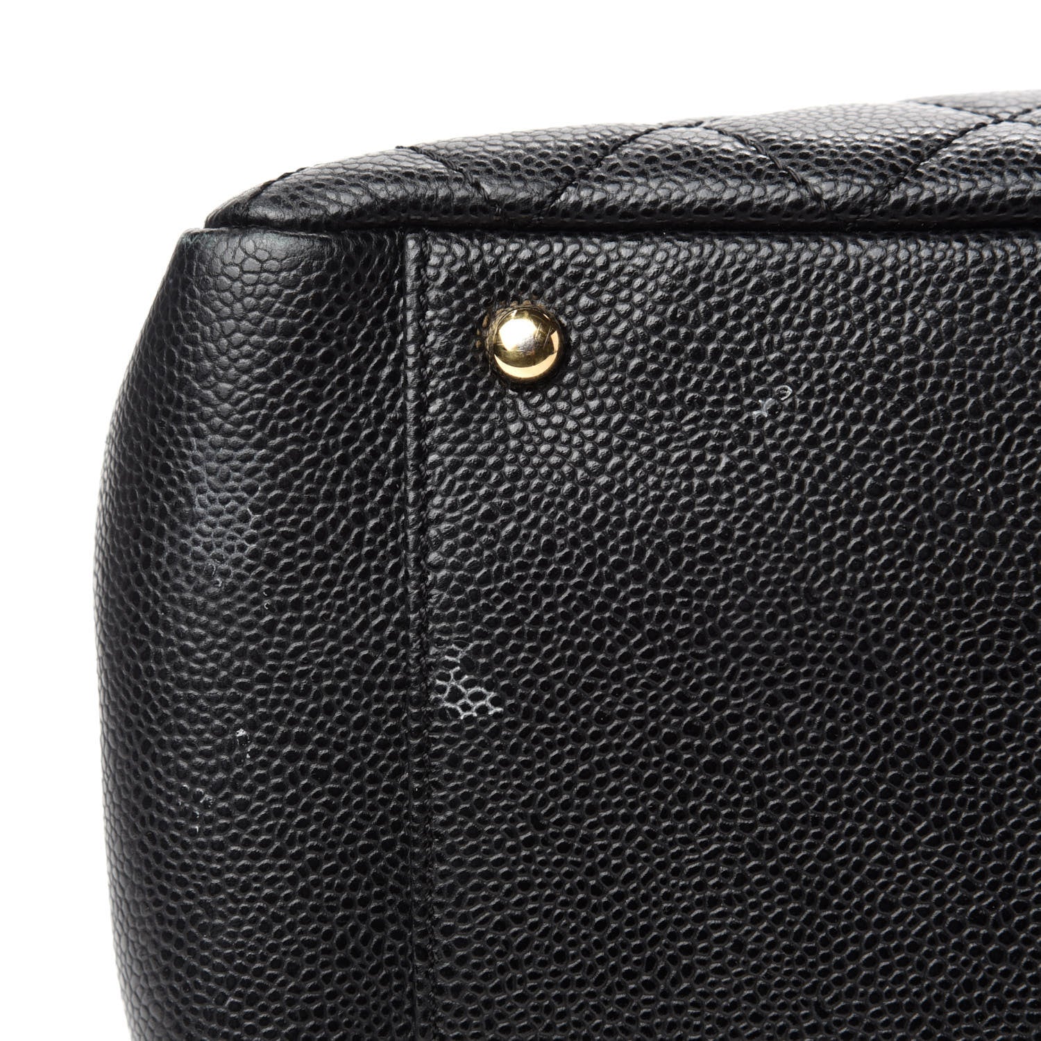 Chanel Caviar Quilted XL Grand Shopping Tote GST Black 10 of 17