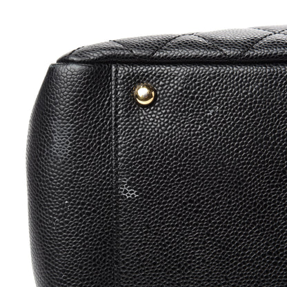 Chanel Caviar Quilted XL Grand Shopping Tote GST Black 10 of 17