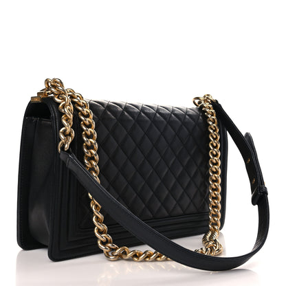 Chanel Calfskin Quilted New Medium Boy Flap Black 3 of 9