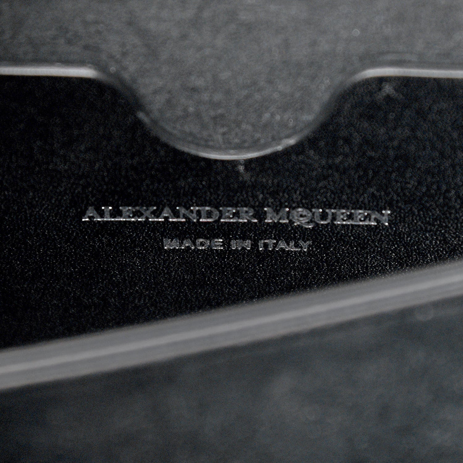 Alexander McQueen Calfskin Knuckle Shoulder Bag Black 6 of 11