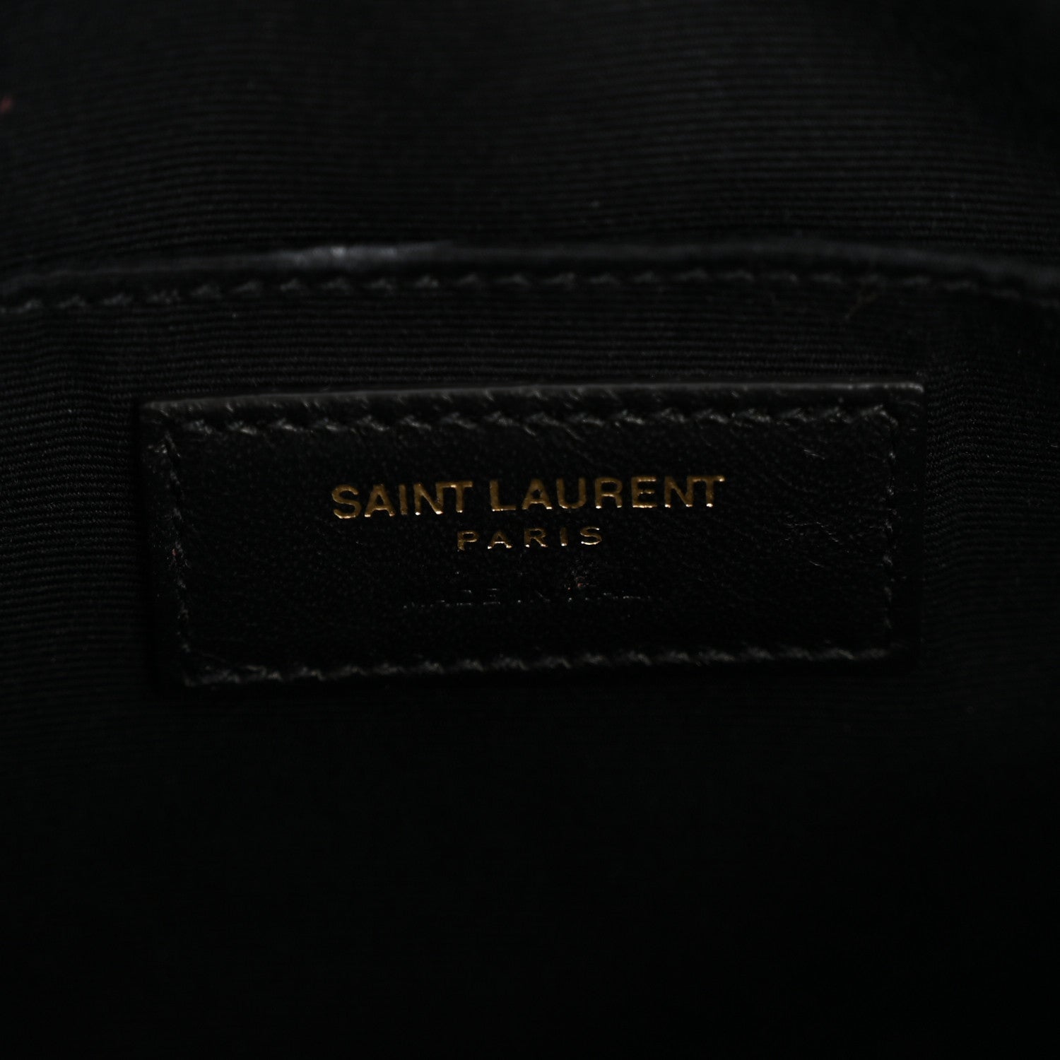 Saint Laurent Calfskin Matelasse Monogram Lou Camera Bag Black 6 of 17