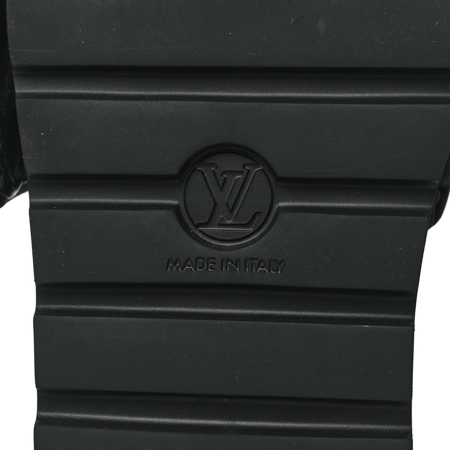 Technical Fabric Embossed Monogram Pool Pillow Comfort Mules 37 Black