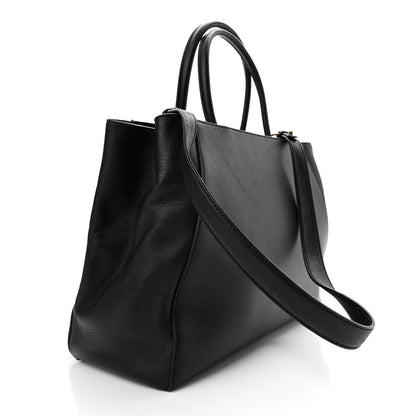 Fendi Vitello Elite Regular 2Jours Tote Black 3 of 10