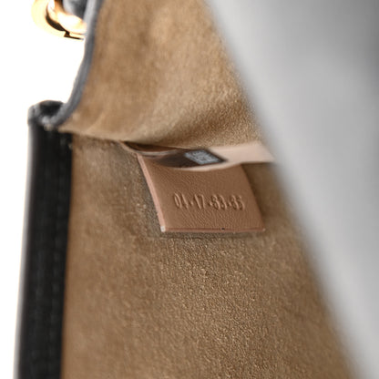 Chloe Calfskin Suede Medium Nile Bracelet Bag Black 7 of 14