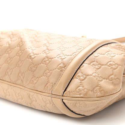 Gucci Guccissima Medium Britt Tote Beige 9 of 11