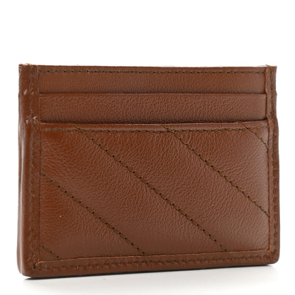 Gucci Azalea Calfskin Matelasse Diagonal GG Marmont Card Holder Cuir 3 of 7