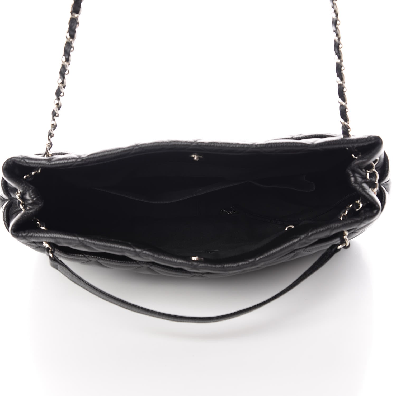 Chanel Caviar Quilted Timeless CC Soft Tote Black 5 of 10