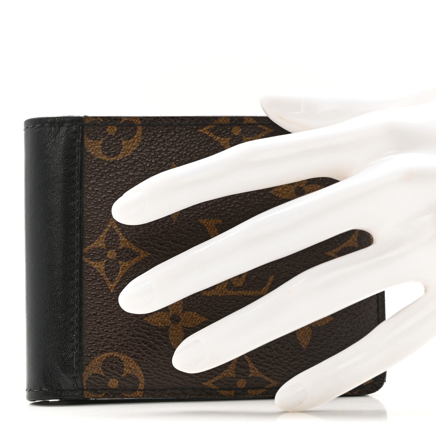 Louis Vuitton Monogram Macassar Multiple Wallet 2 of 10