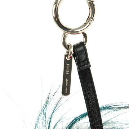 Fendi Mink Fox Fur QuTweet Coucou Bag Bug Charm Pink 5 of 5