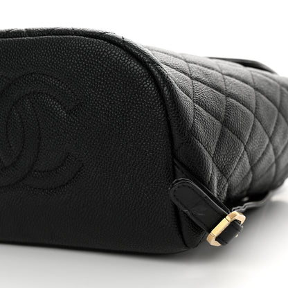 Chanel Caviar Quilted Filigree Backpack Black 10 of 11