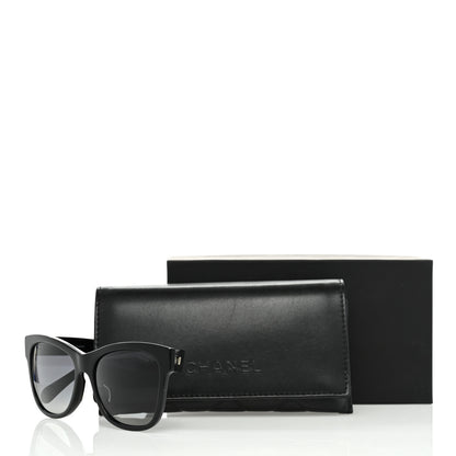 Chanel Acetate Polarized Square CC Sunglasses 5380 Black 8 of 8