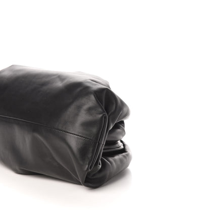 Bottega Veneta Smooth Butter Calf The Pouch Oversized Clutch Black 10 of 13