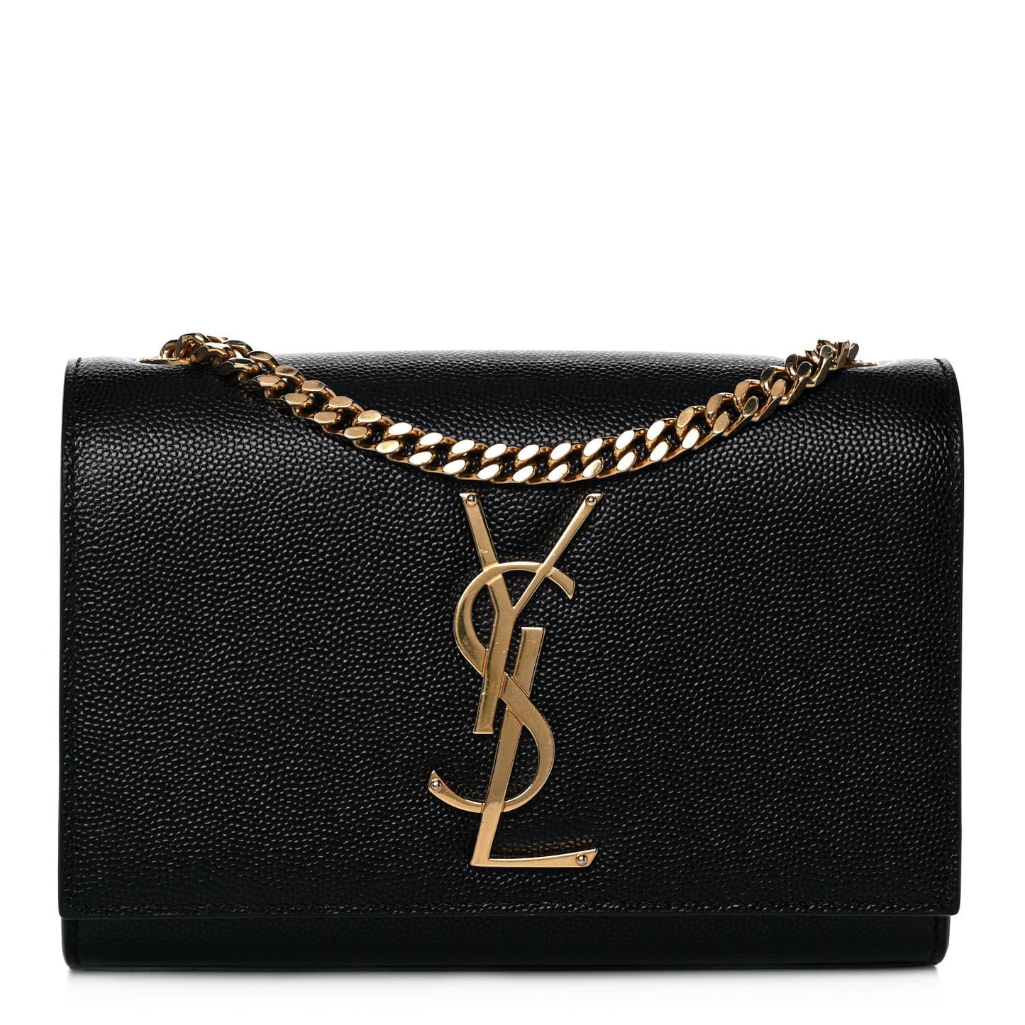 Grain De Poudre Small Monogram Kate Satchel Black