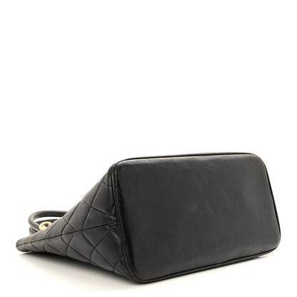 Chanel Lambskin Quilted Medallion Tote Black 4 of 17