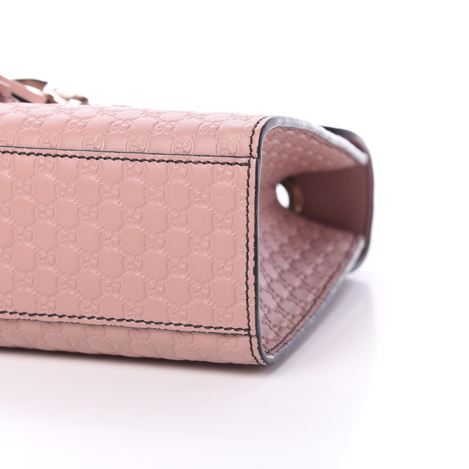 Gucci Microguccissima Medium Emily Chain Shoulder Bag Soft Pink 9 of 9