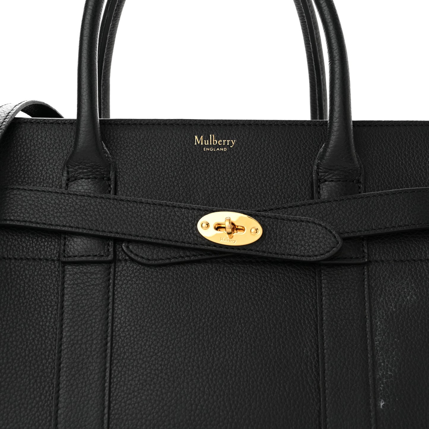 Small Classic Grain Small Zipped Bayswater Black