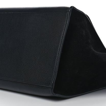 Celine Drummed Calfskin Suede Small Trapeze Black 8 of 8