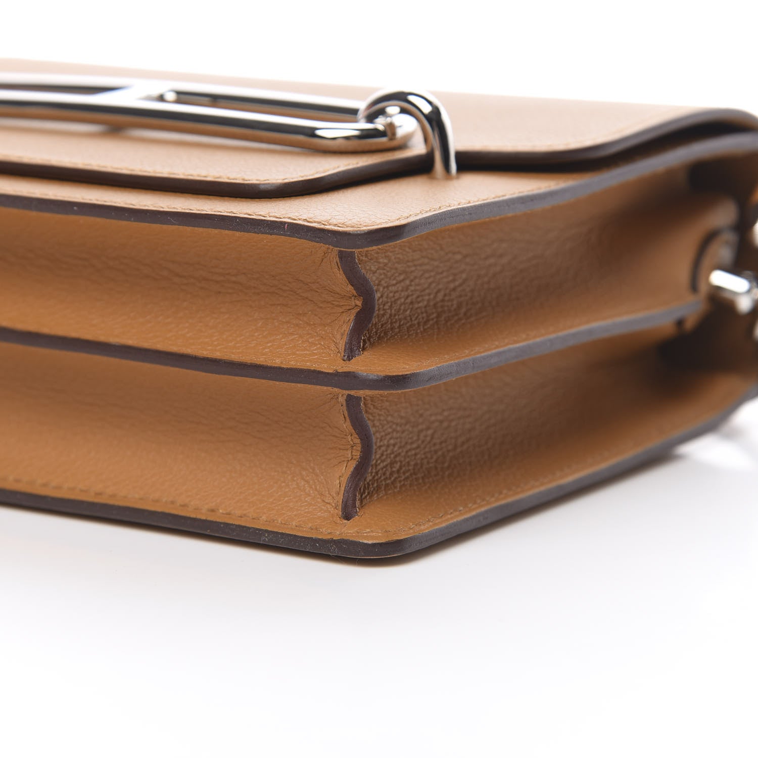 Hermes Evercolor Verso Mini Sac Roulis Caramel Rose D'Ete 10 of 11