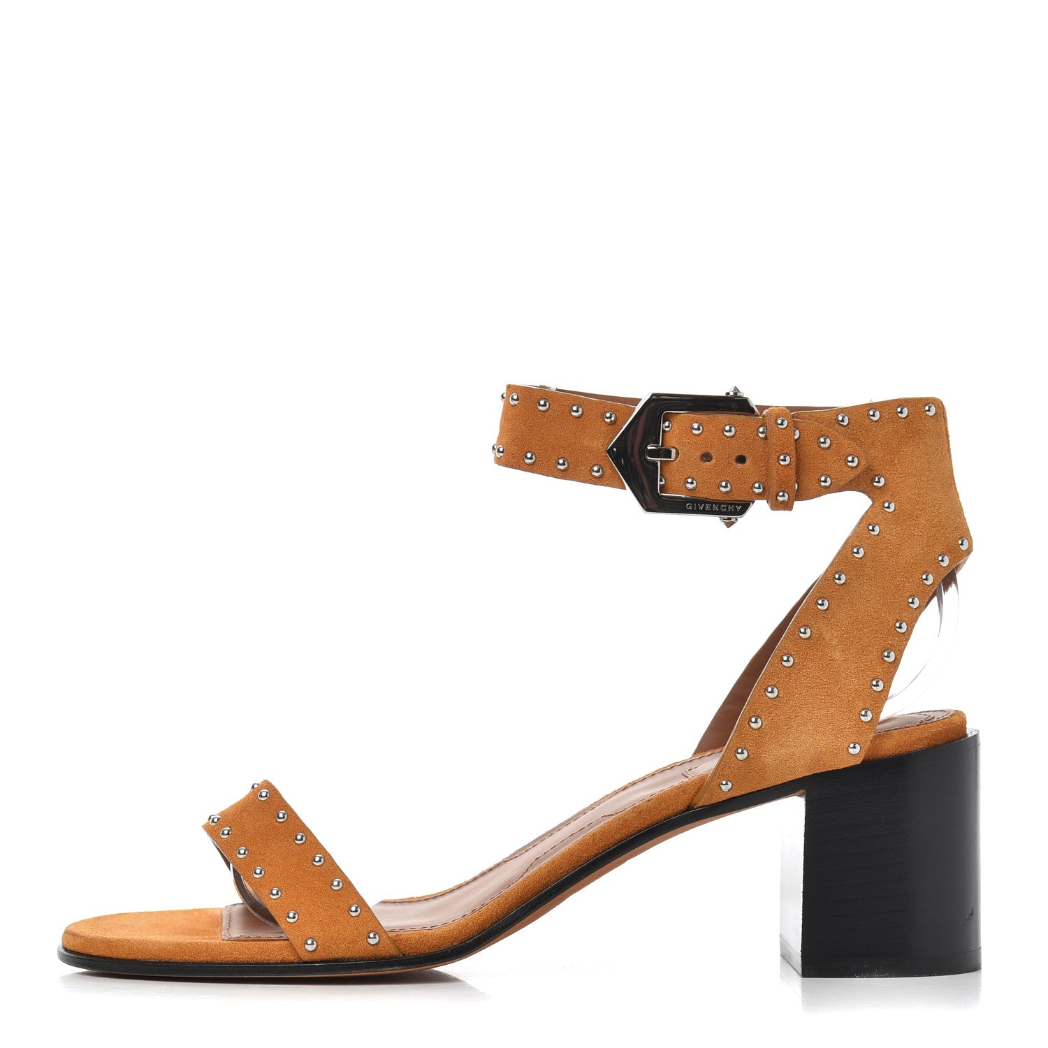 Givenchy Suede Studded Elegant Sandals 36.5 Sienna 1 of 19