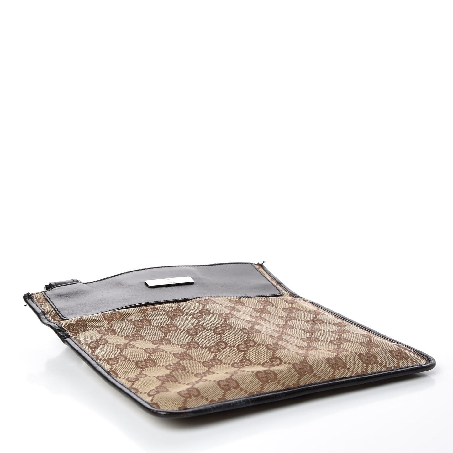 GG Monogram Messenger Crossbody Bag Brown