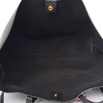 Saint Laurent Calfskin Large Shopping Tote Black 7 of 16