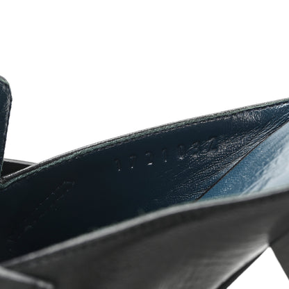 Hermes Goatskin Paradis Mules 37.5 Black 9 of 10