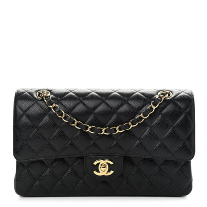 Chanel Caviar Quilted Medium Double Flap Black 1 of 11