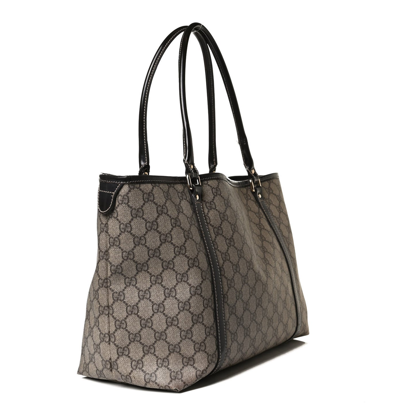 GG Plus Monogram Medium Joy Tote Dark Brown