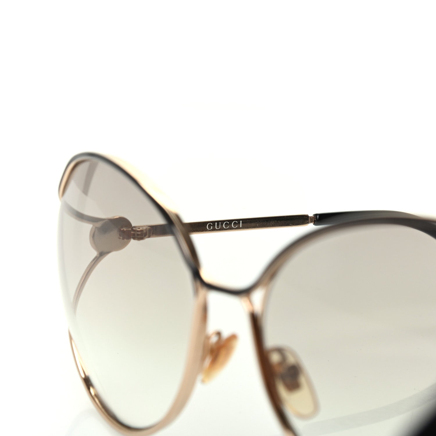 Gucci Oversized Sunglasses GG 2846/S Gold 5 of 7