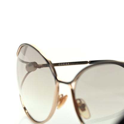 Gucci Oversized Sunglasses GG 2846/S Gold 5 of 7