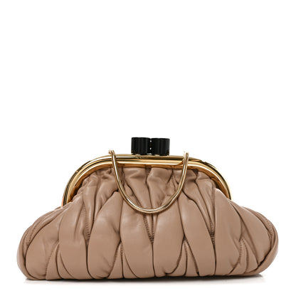 Miu Miu Nappa Matelasse Miu Belle Bag Cammeo 1 of 9