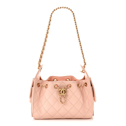 Chanel Caviar Quilted Mini Chanel 25 Handbag Light Pink 1 of 10