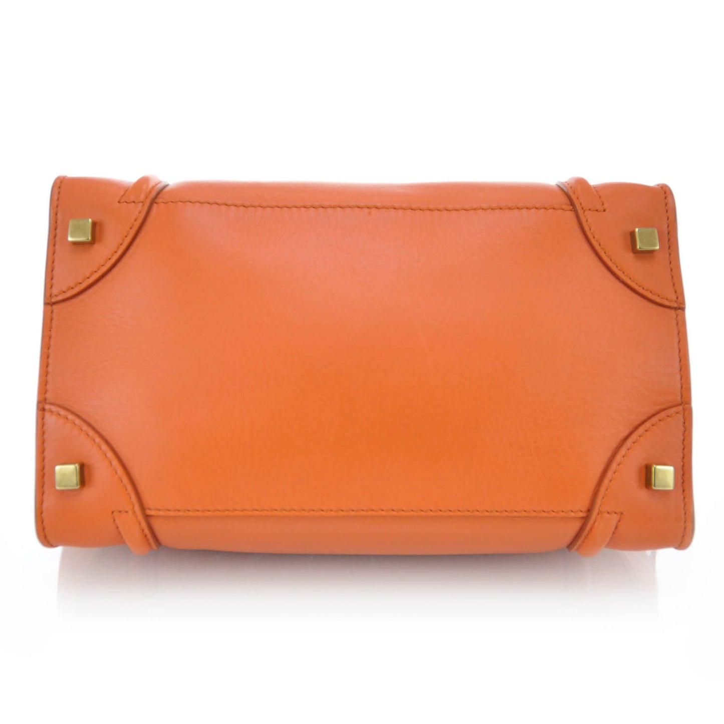Smooth Calfskin Mini Luggage Orange