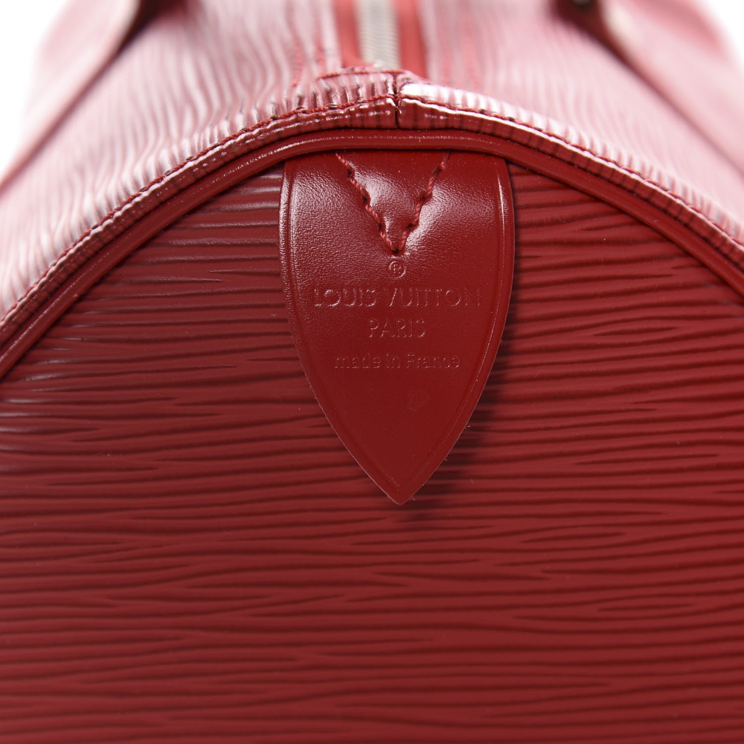 Louis Vuitton Epi Speedy 35 Rouge 9 of 10