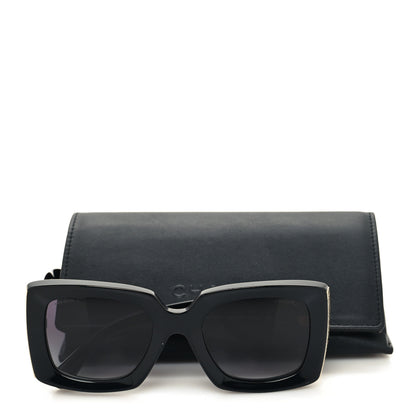 Chanel Acetate Rectangle Sunglasses 5435 Black 10 of 10