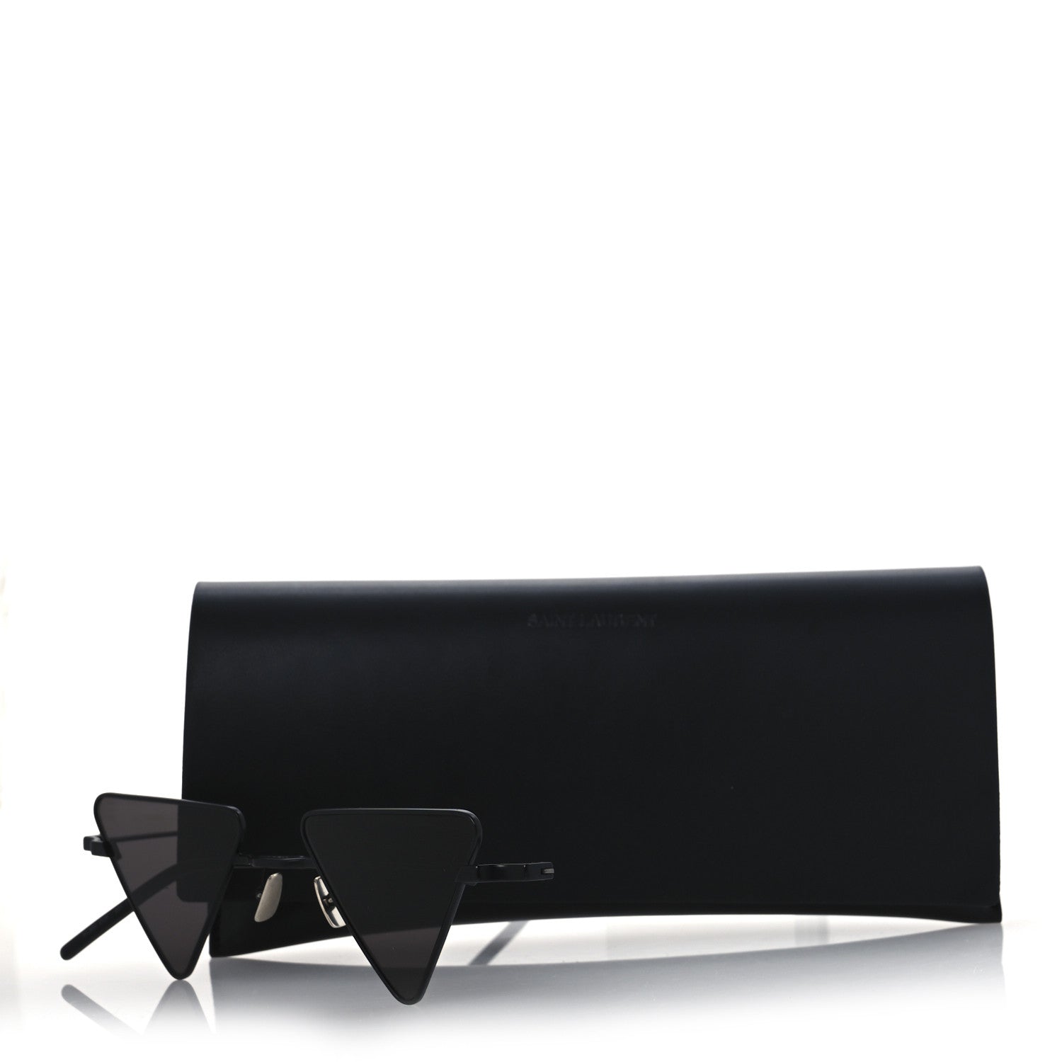 Saint Laurent Metal Triangle Zoe Sunglasses SL300 Black 7 of 7