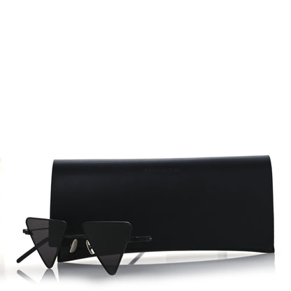 Saint Laurent Metal Triangle Zoe Sunglasses SL300 Black 7 of 7