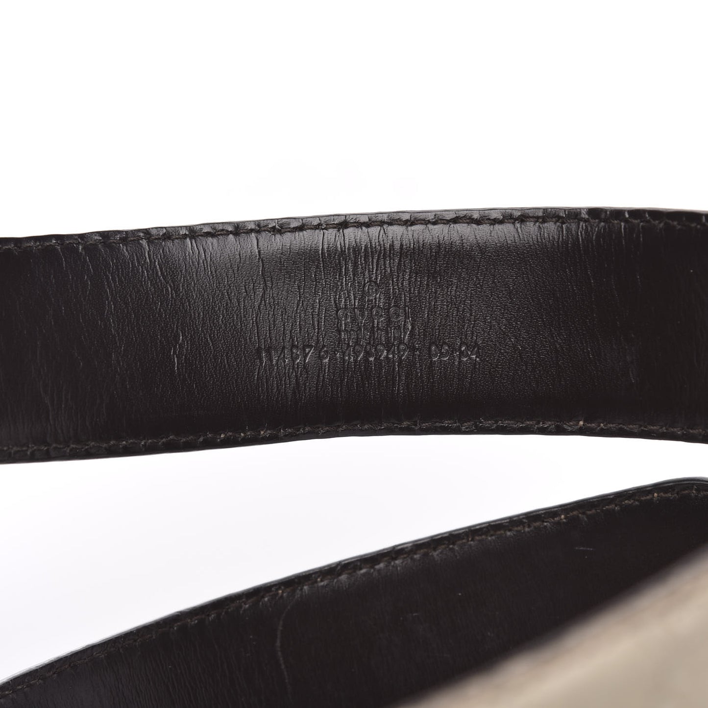 Guccissima Interlocking G 40mm Belt 85 34 Off White