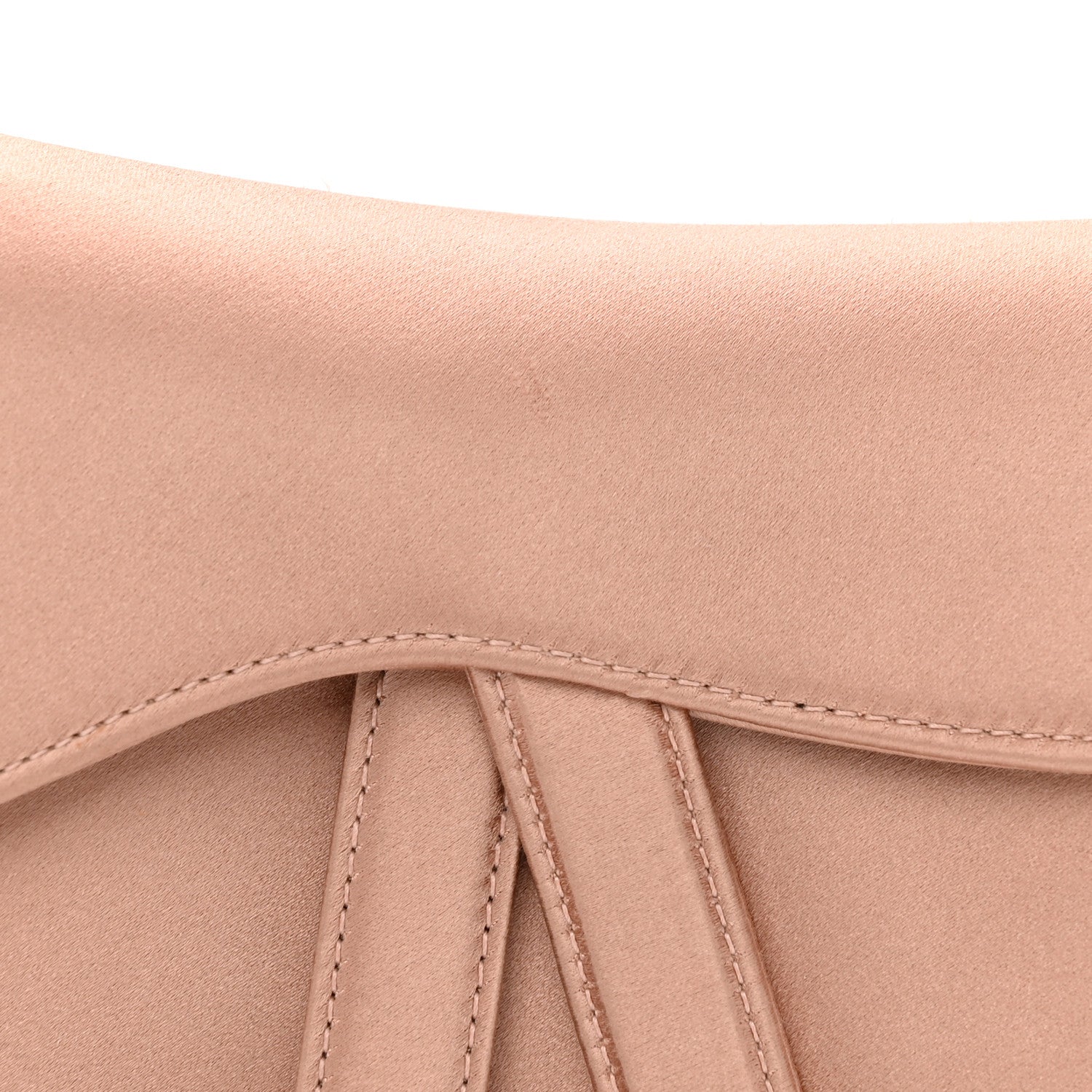 Christian Dior Satin Crystal Mini Saddle Bag Powder Beige 13 of 19