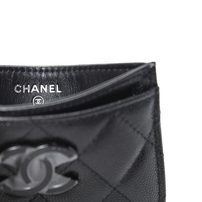 Chanel Caviar Quilted My Everything Card Holder Black 6 of 8