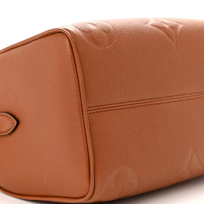 Louis Vuitton Empreinte Monogram Giant Speedy Bandouliere 25 Cognac 8 of 10
