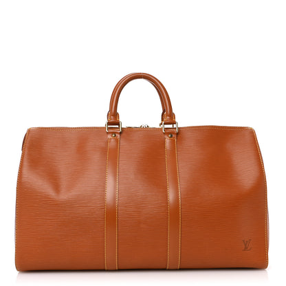 Louis Vuitton Epi Keepall 45 Cipango 1 of 12