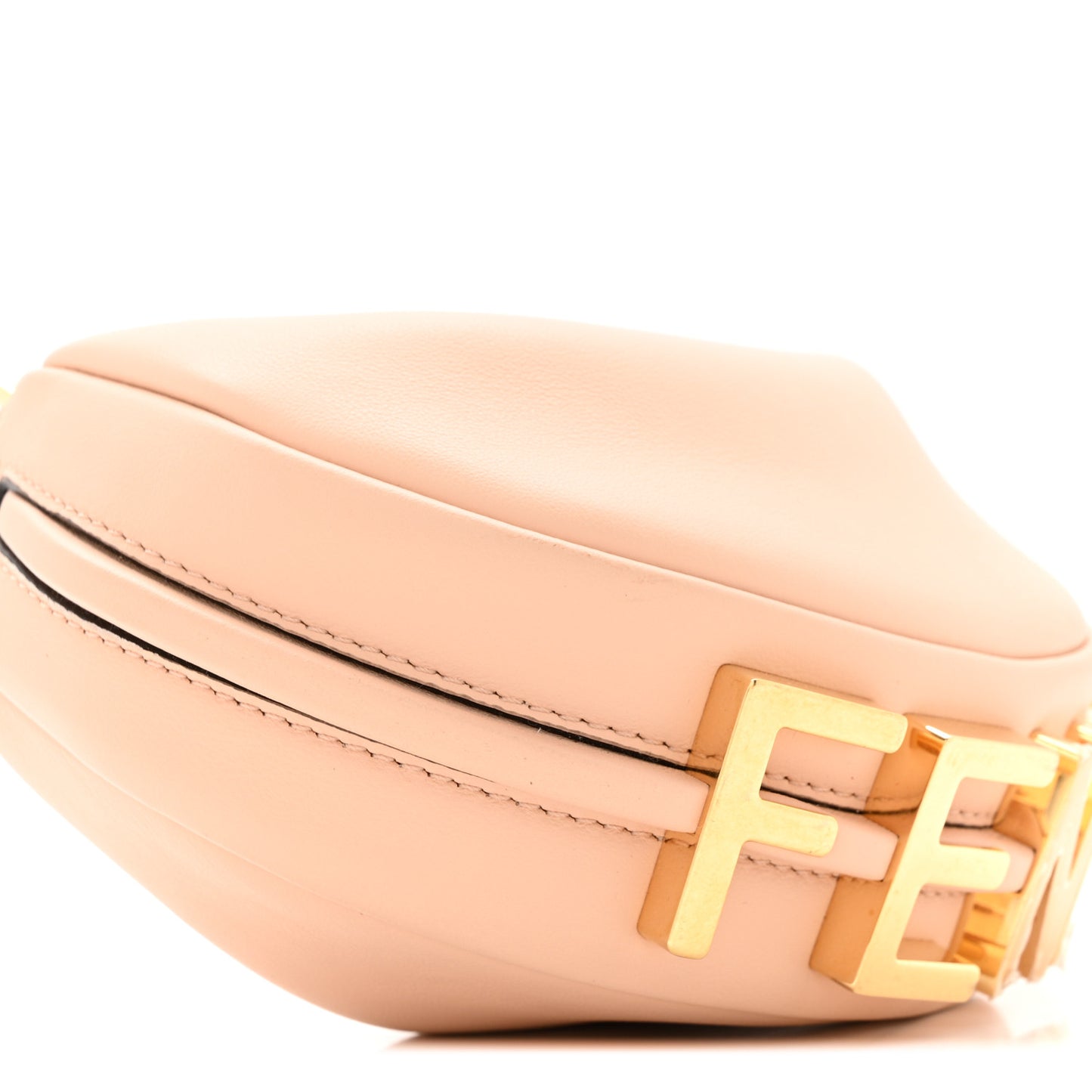 Vitello Grace Matte Nano Fendigraphy Hobo Charm Light Rose