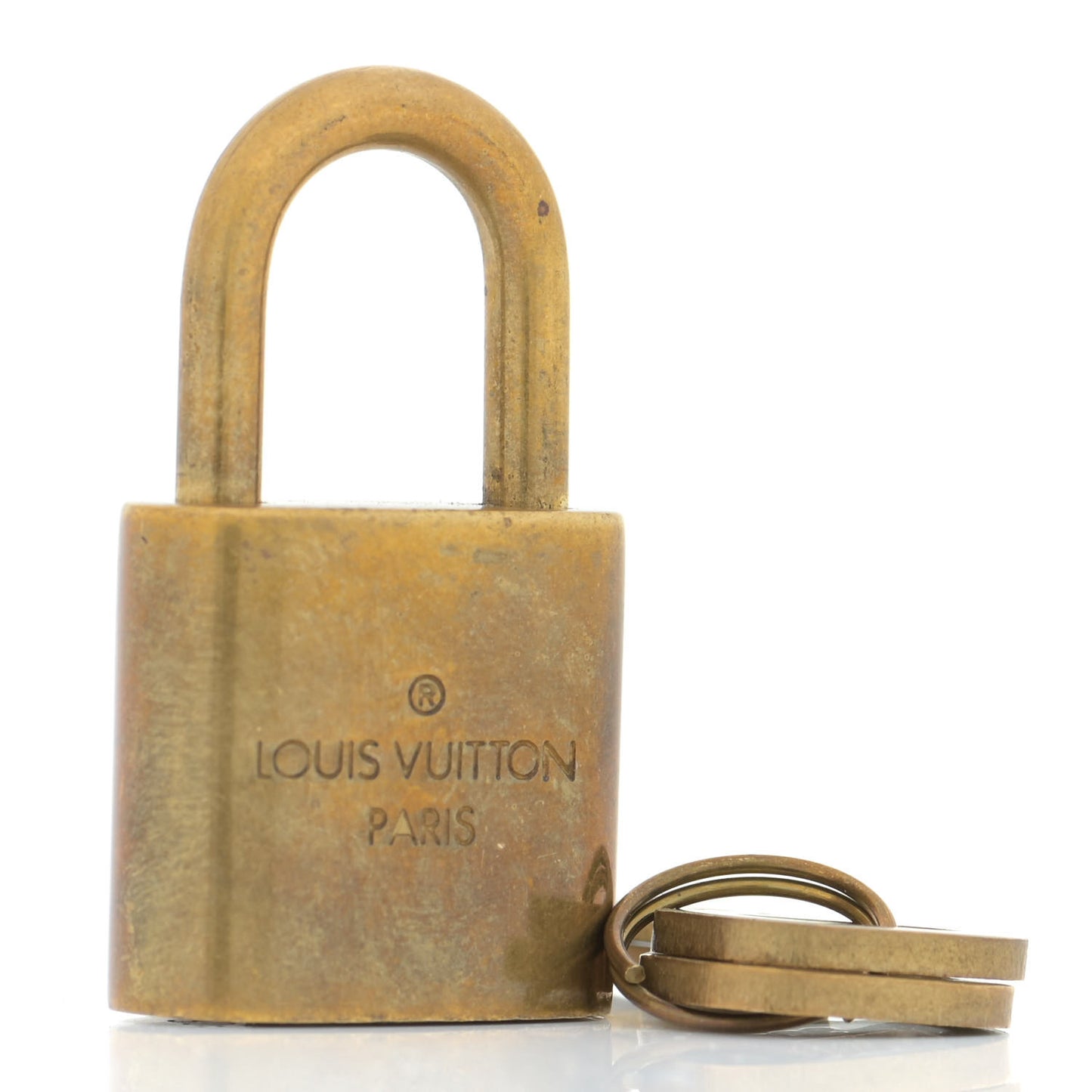 Brass Lock and 2 Keys Set #306