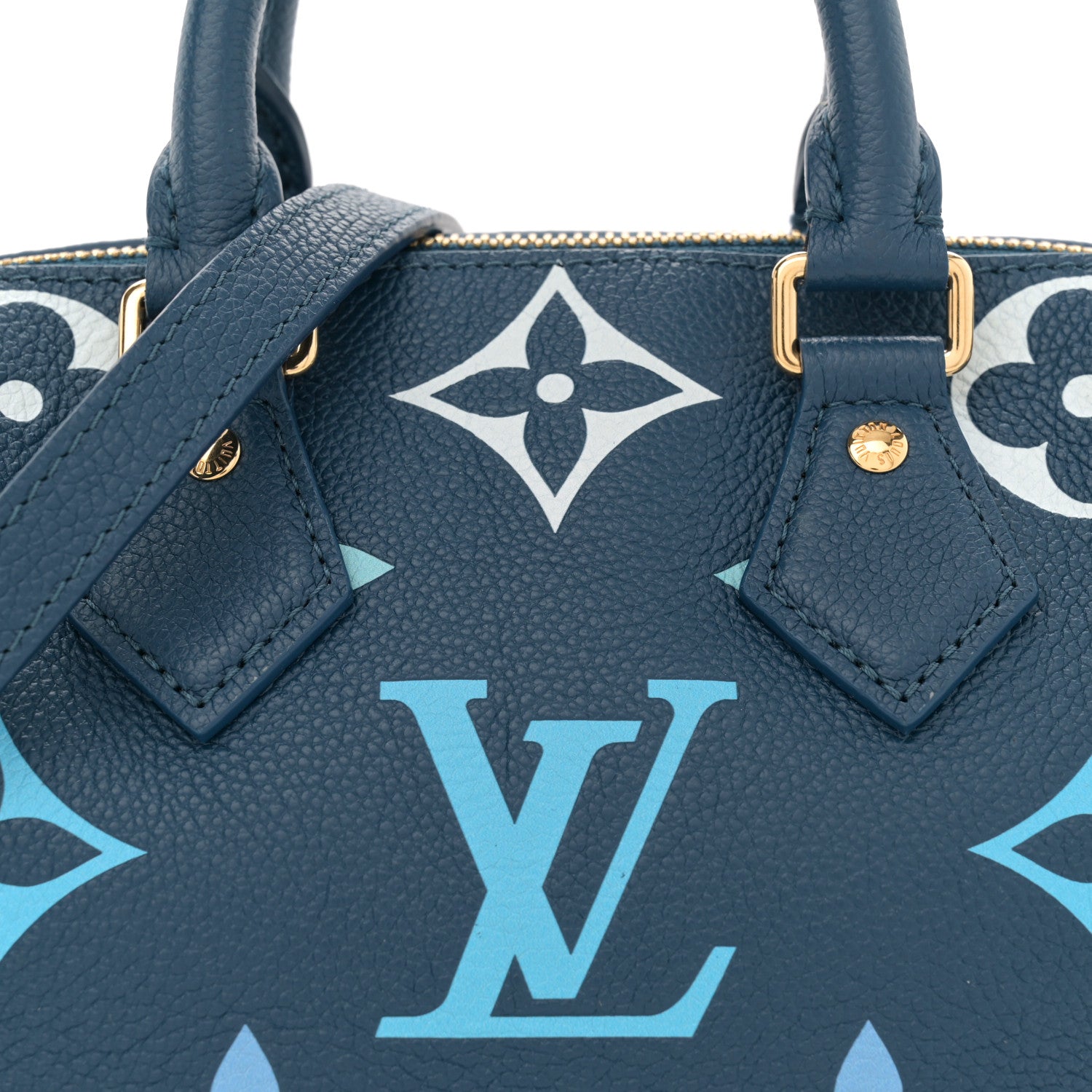 Louis Vuitton Empreinte Monogram Giant Speedy Bandouliere 20 Degrade Blue 7 of 9