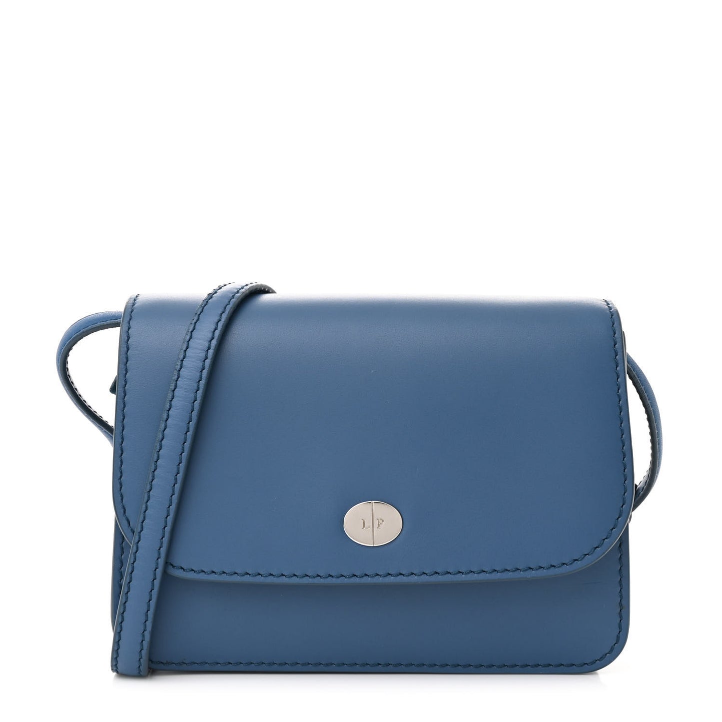 Calfskin Artemis Shoulder Bag Blue