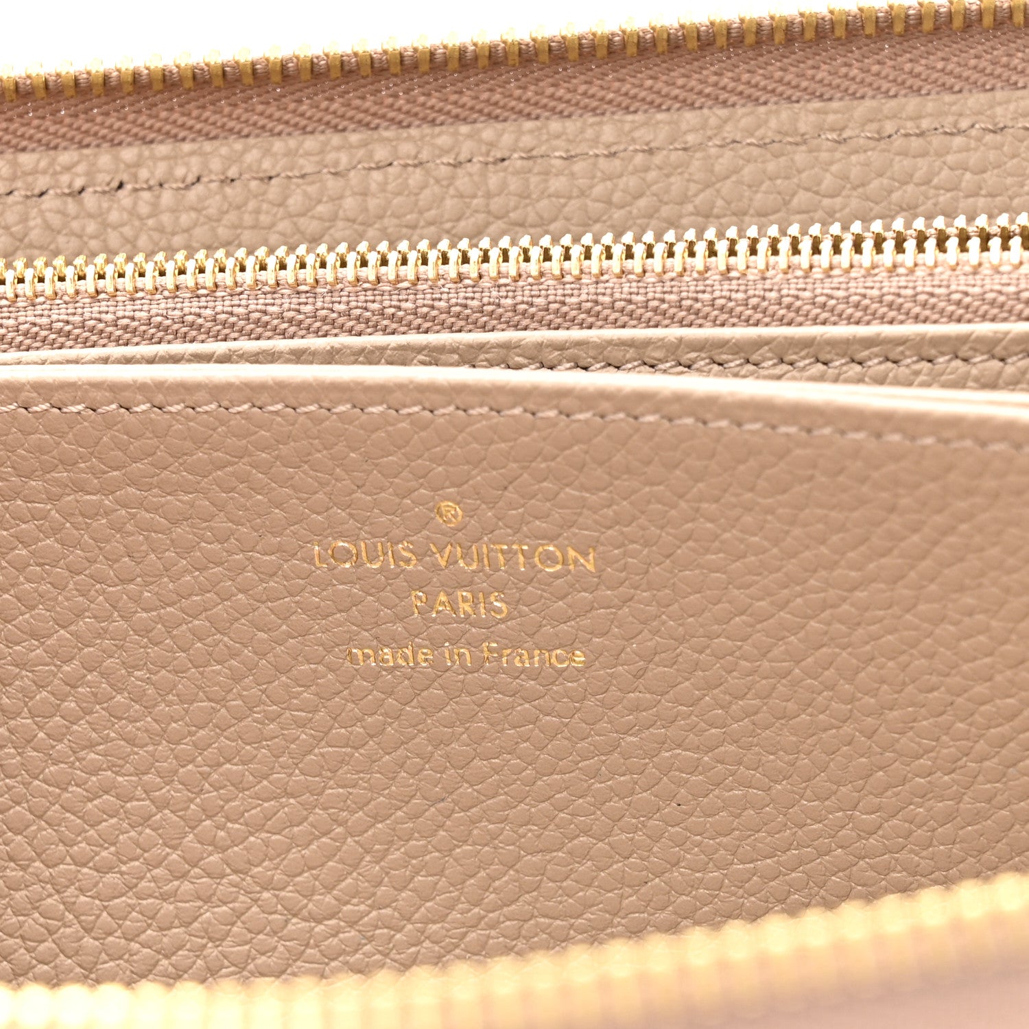 Louis Vuitton Empreinte Monogram Giant Zippy Wallet Tourterelle Creme 7 of 10