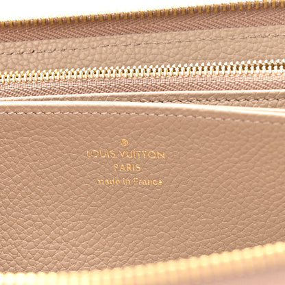 Louis Vuitton Empreinte Monogram Giant Zippy Wallet Tourterelle Creme 7 of 10